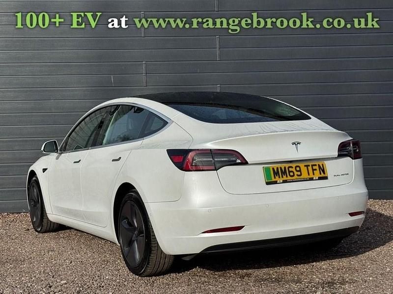 Used Tesla Model 3 Long Range AWD 366 kW (498 HP) 2020 White Sedan