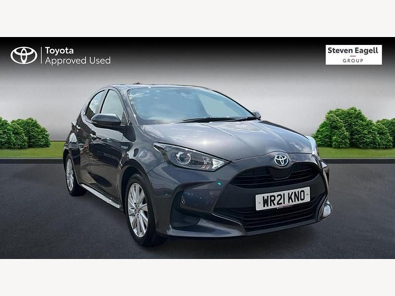 Grey Used 2021 Toyota Yaris Hybrid Hatchback | £14,698 (Fair price) - Image 1/3