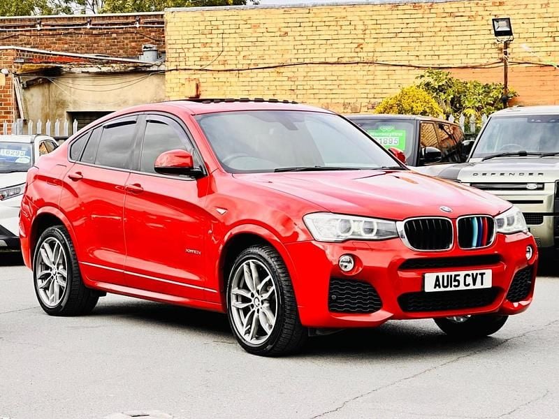 Red Used 2015 BMW X4 M Sport SUV | £9,840 (Good price) - Image 1/4