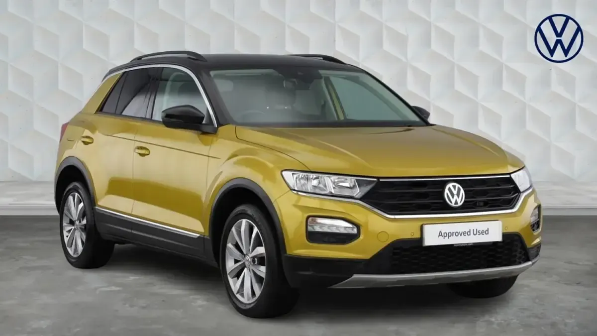 Usado VW T-Roc Design 150 HP (110 kW) 2019 Amarelo SUV