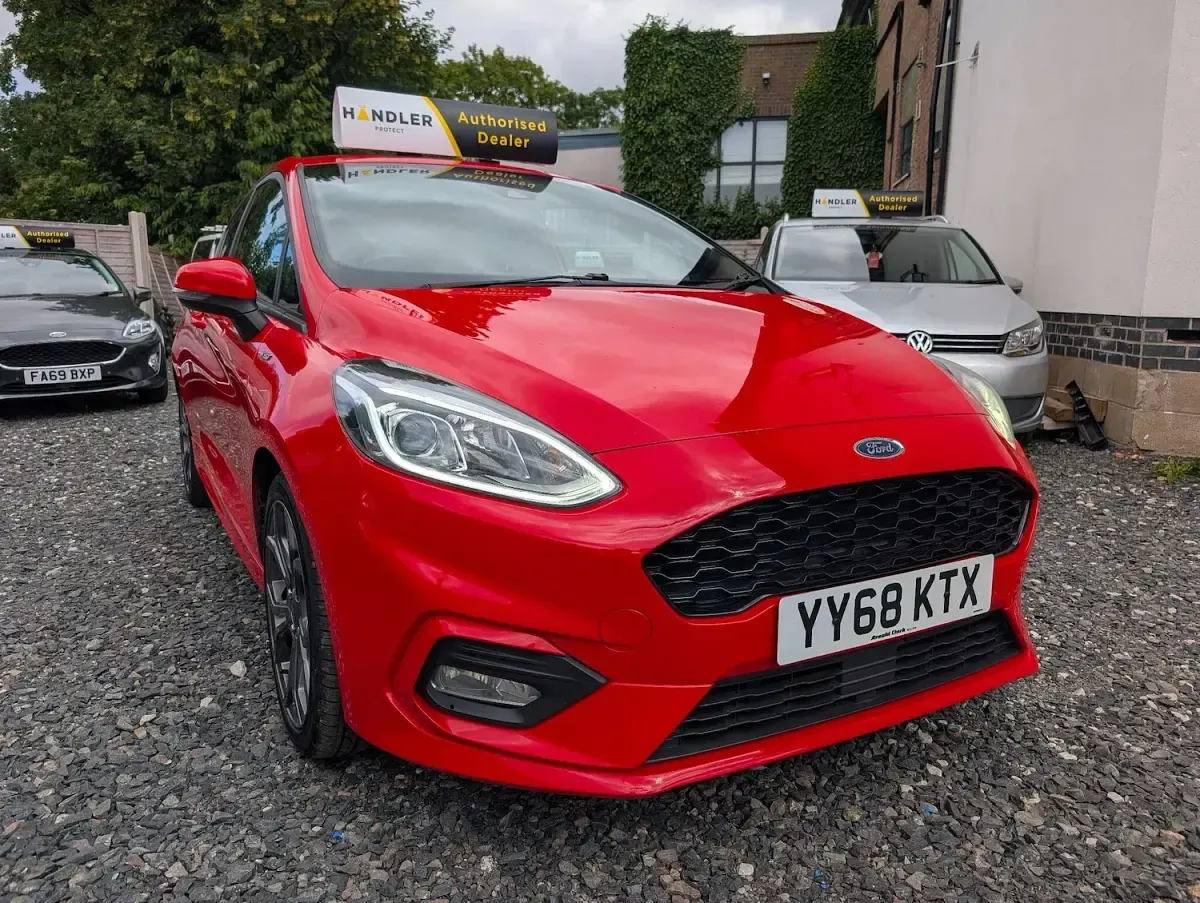 Used Ford Fiesta ST-Line 125 HP (91 kW) 2018 Red Hatchback