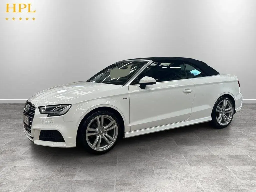 Used Audi A3 Cabriolet S-Line 150 HP (110 kW) 2019 White Cabriolet