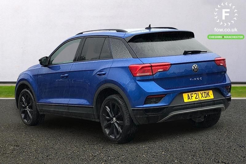 Used VW T-Roc Black Edition 150 HP (110 kW) 2021 Blue SUV