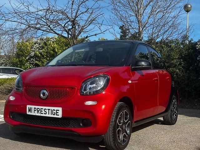 Used Smart ForFour Premium 71 HP (52 kW) 2017 Black Hatchback