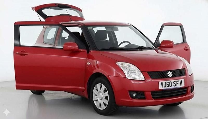 Used Suzuki Swift SZ3 91 HP (66 kW) 2010 Red Hatchback
