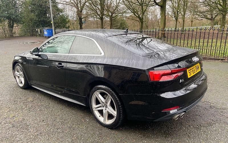 Used Audi A5 S-Line 190 HP (139 kW) 2017 Black Coupe