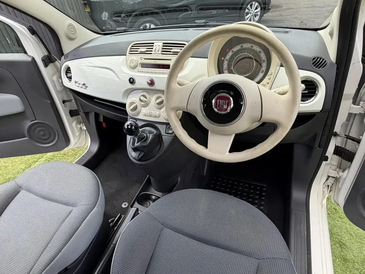 Used Fiat 500 Pop 2015 White Cabriolet