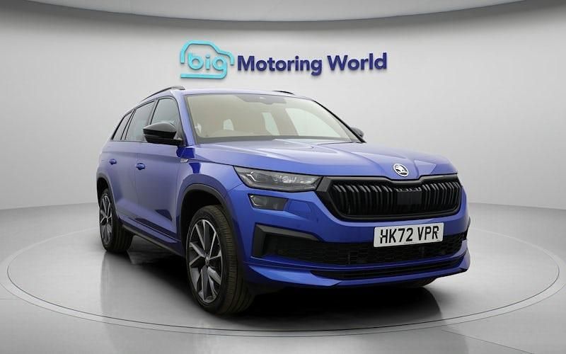 Used Skoda Kodiaq SportLine 200 HP (147 kW) 2023 Blue SUV