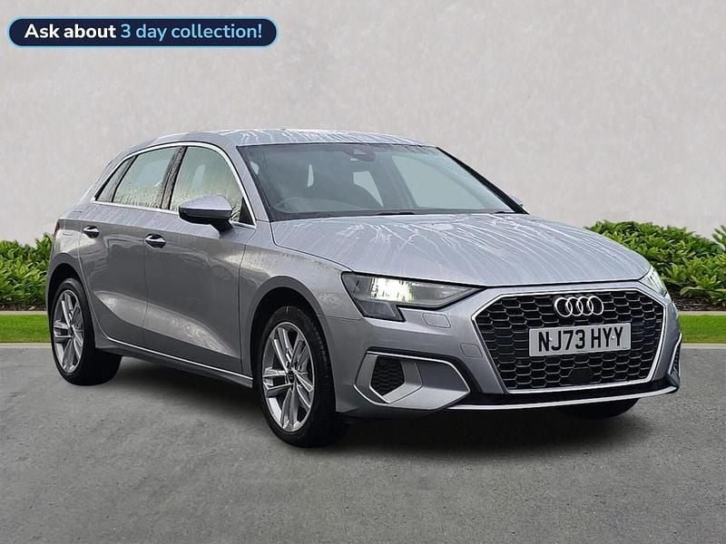 Silver Used 2023 Audi A3 Sport Hatchback | £20,739 (Fair price) - Image 1/4