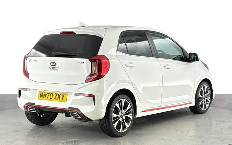 Begagnad Kia Picanto GT-Line 101 HK (74 kW) 2021 Vit Halvkombi