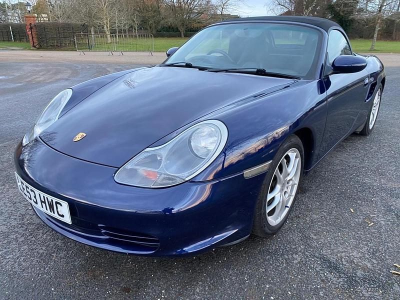 Used Porsche 986 Boxster 228 HP (167 kW) 2003 Blue Cabriolet