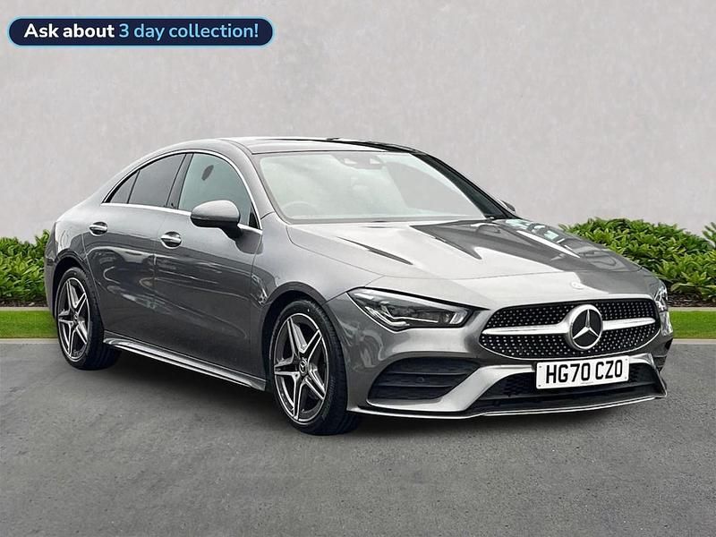 Grey Used 2020 Mercedes CLA180 AMG line Sedan | £22,699 (Fair price) - Image 1/4