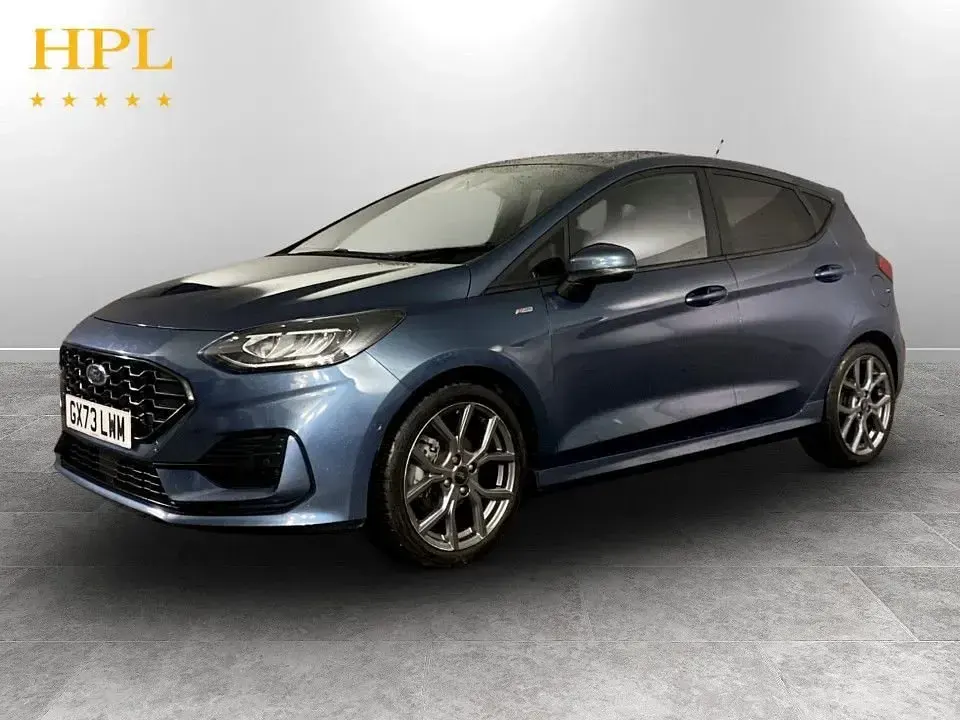 Used Ford Fiesta ST-Line 100 HP (73 kW) 2023 Blue Hatchback