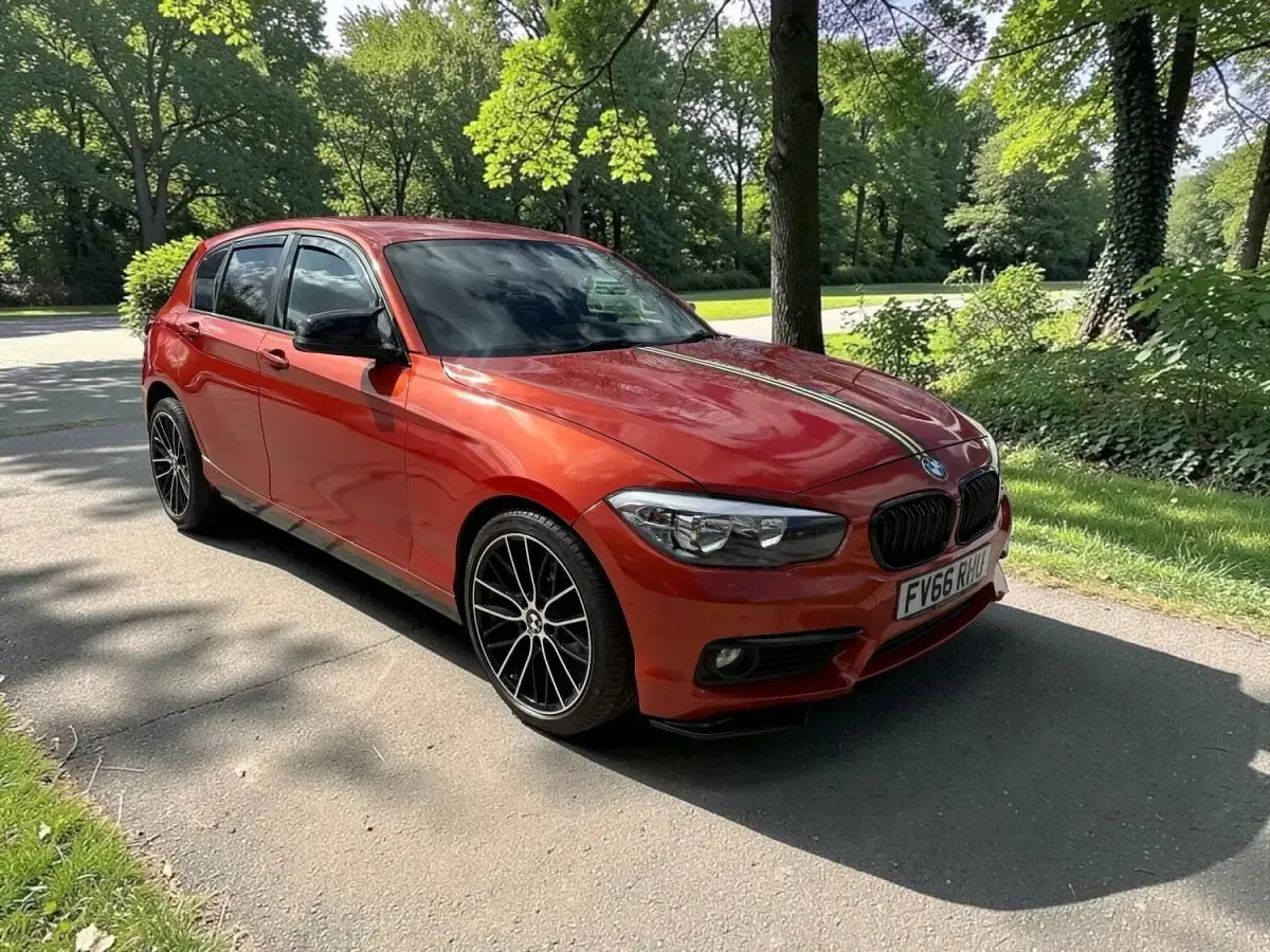 Used BMW 118 Sport Line 2016 Orange Hatchback