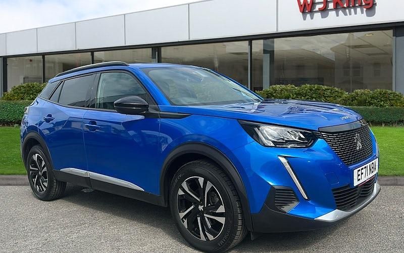 Blue Used 2022 Peugeot 2008 Allure Premium SUV | £17,335 (Good price) - Image 1/3