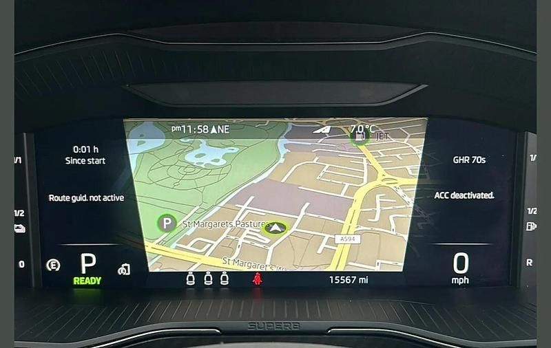 Used Skoda Superb SportlinePlus 214 HP (157 kW) 2023 Black Hatchback