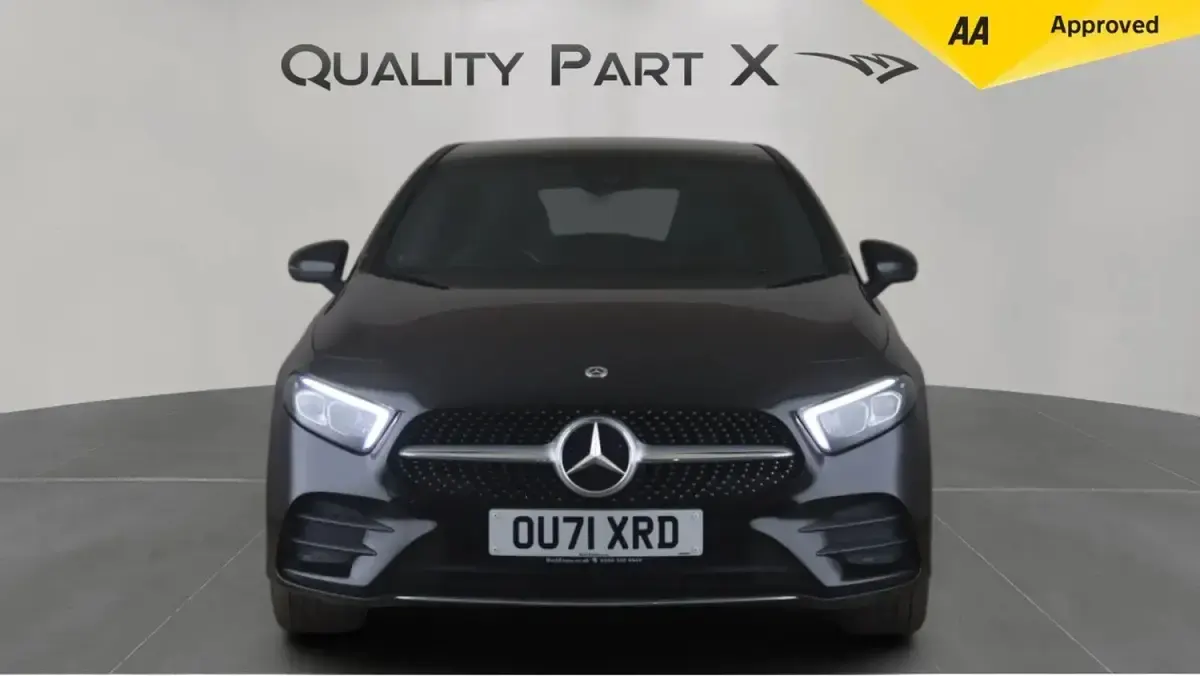 Used Mercedes A250 AMG line 2021 Black Hatchback