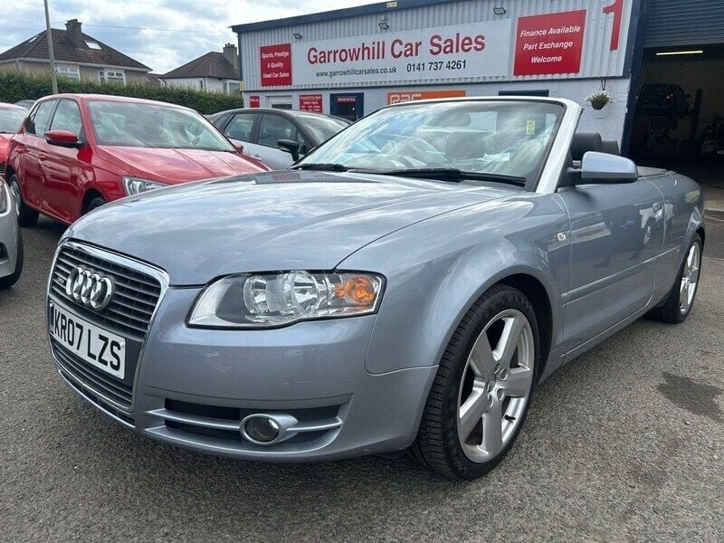 Silver Used 2007 Audi A4 Cabriolet S-Line Cabriolet | £6,995 - Image 1/3