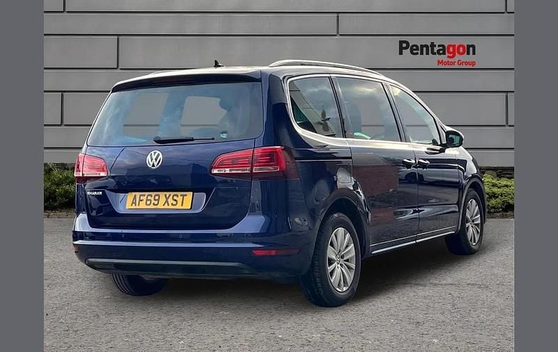 Used VW Sharan SE 147 HP (108 kW) 2019 Blue MPV