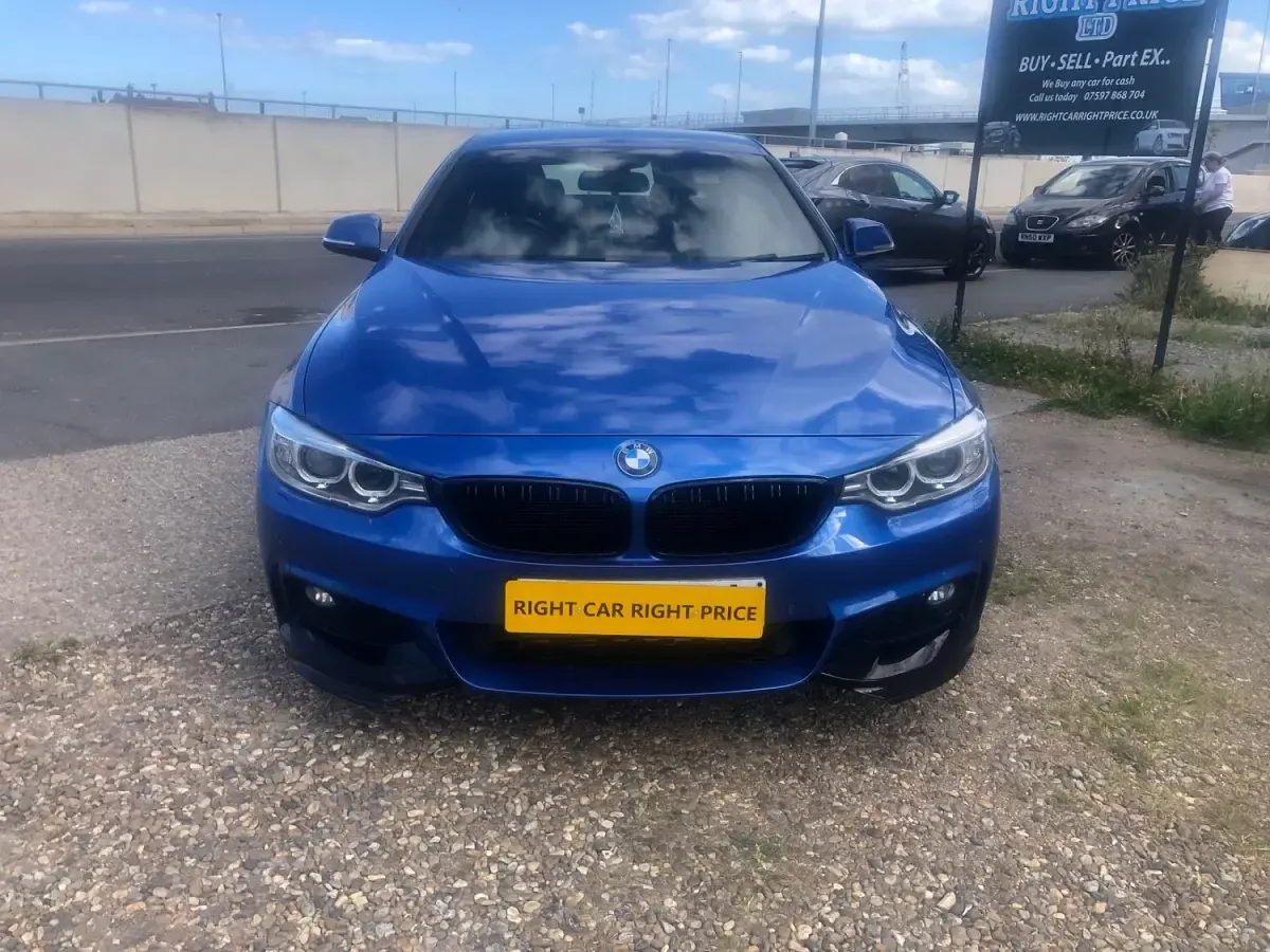 Used BMW 420 Coupé M Sport 190 HP (139 kW) 2016 Blue Coupe