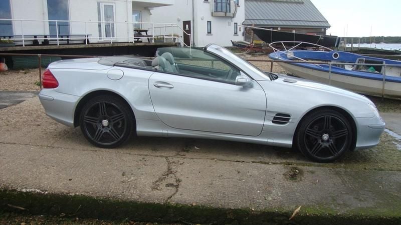Used Mercedes SL350 2004 Silver Cabriolet