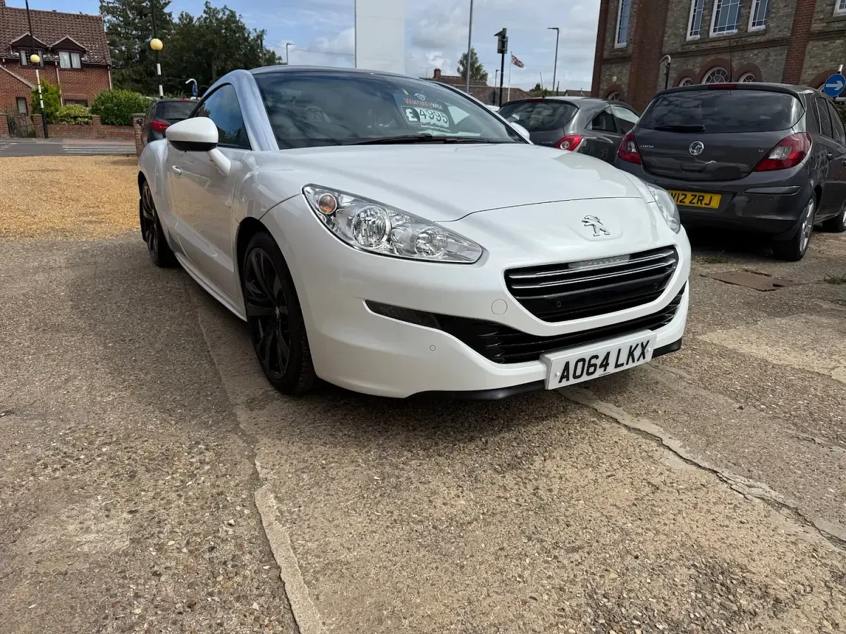 Used Peugeot RCZ GTi 163 HP (119 kW) 2014 White Coupe