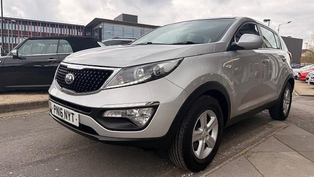 Used Kia Sportage 130 HP (95 kW) 2016 Machine silver metallic SUV