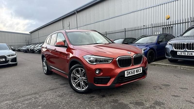 Orange Used 2018 BMW X1 Sport Line SUV | £17,163 (Fair price) - Image 1/4