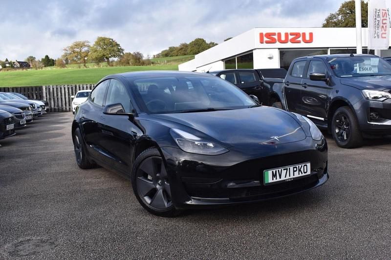 Black Used 2021 Tesla Model 3 Standard Range Sedan | £16,482 (Fair price) - Image 1/3