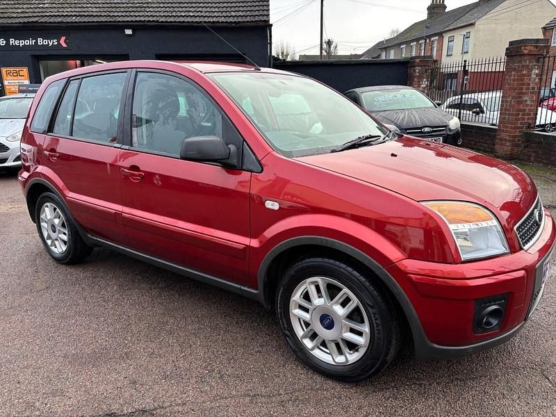 Used Ford Fusion Zetec 2008 Red Hatchback