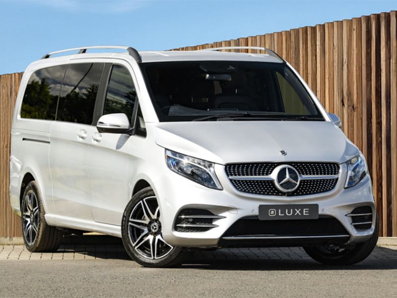 Silver Used 2023 Mercedes V220 AMG line MPV | £59,898 (A bit pricey) - Image 1/4