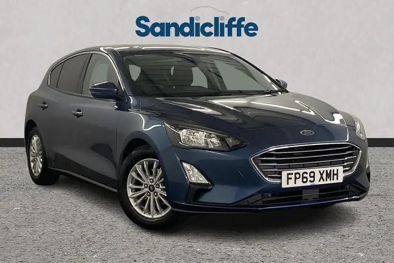 Blue Used 2019 Ford Focus Titanium Hatchback | £10,969 (Fair price) - Image 1/4