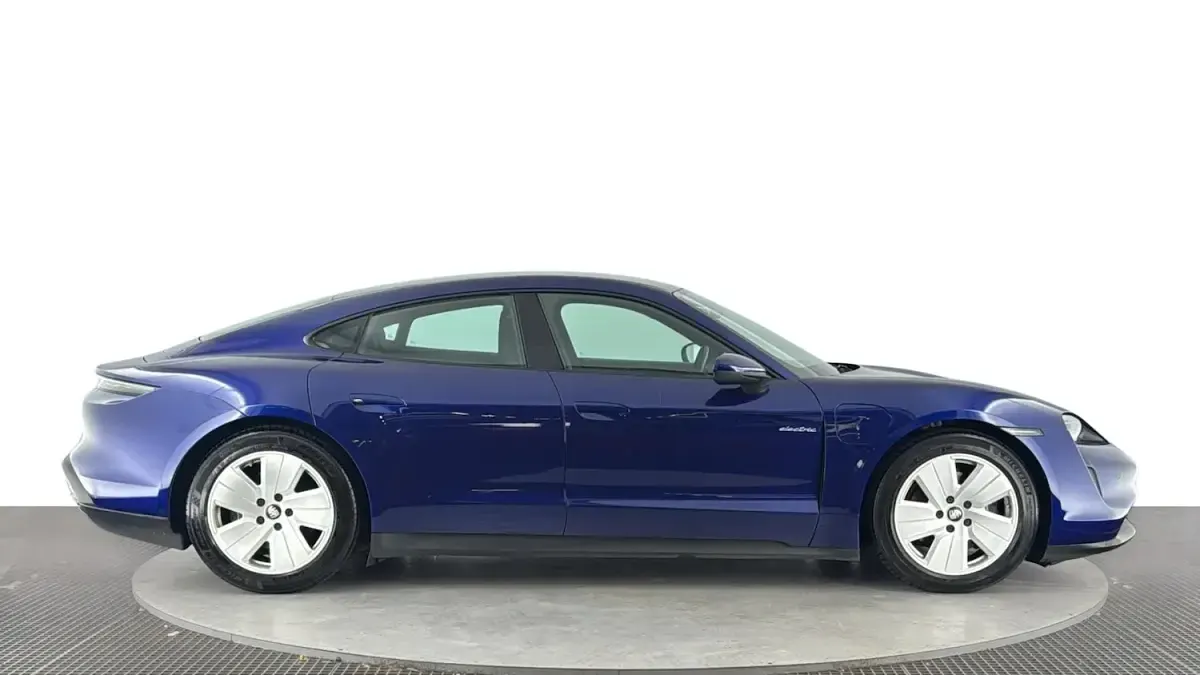 Used Porsche Taycan Performance Package 300 kW (408 HP) 2021 Blue Sedan