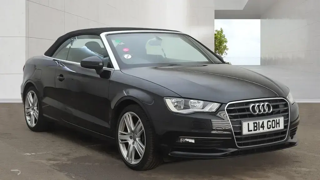 Used Audi A3 Cabriolet Sport 180 HP (132 kW) 2014 Midnight black Cabriolet