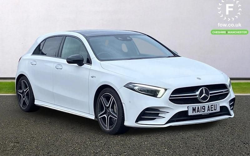 Used 2022 Mercedes A35 AMG Premium Plus Hatchback | £24,199 (Super price) - Image 1/3