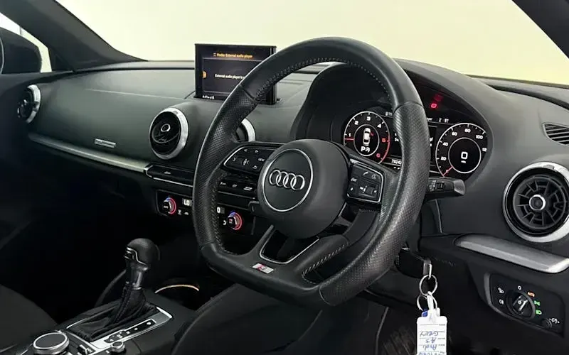Used Audi A3 S-Line 150 HP (110 kW) 2019 Grey Sedan