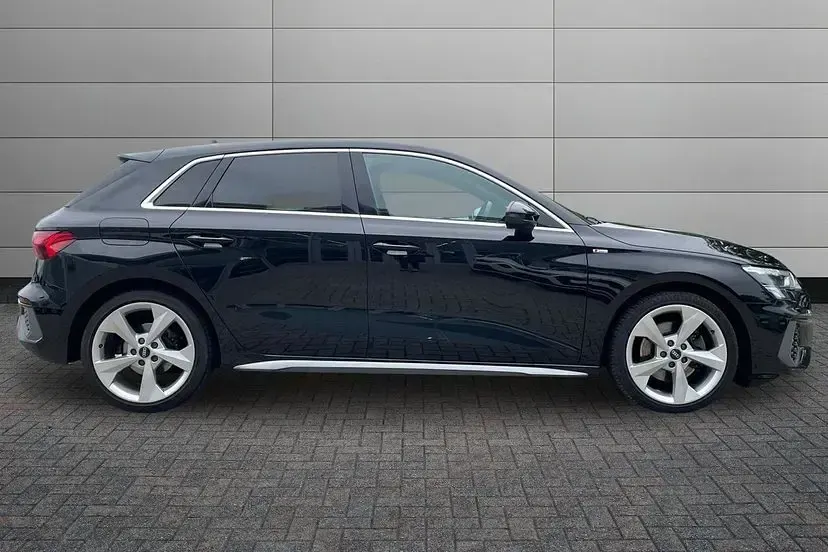 Used Audi A3 S-Line 110 HP (80 kW) 2020 Mythos black Sedan