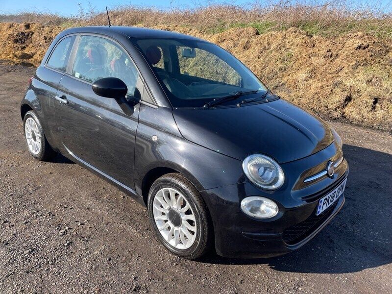 Black Used 2018 Fiat 500 Pop Star Hatchback | £3,995 (Good price) - Image 1/4