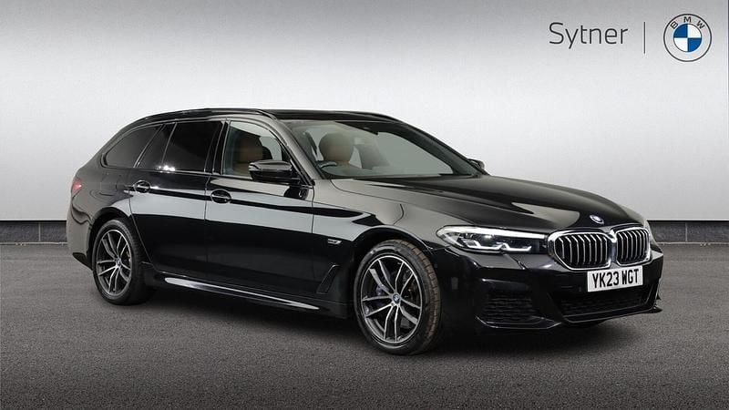 Black Used 2023 BMW 530e M Sport Estate | £31,500 (Fair price) - Image 1/4