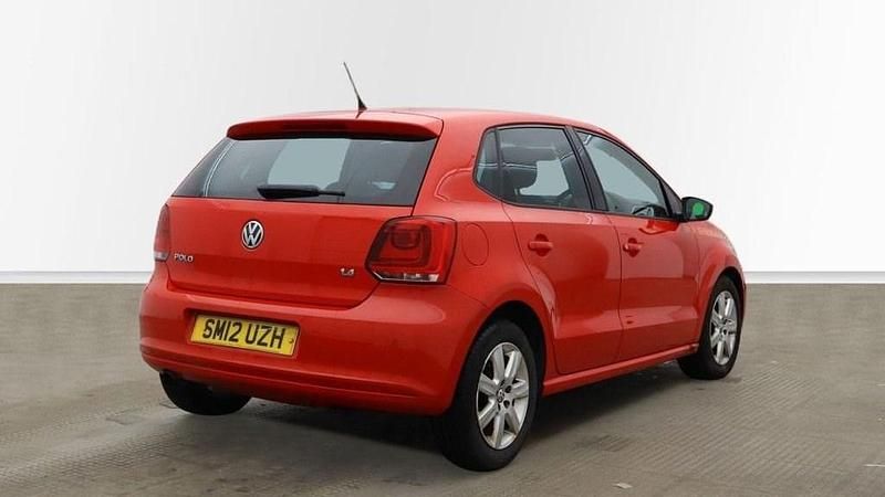 Used VW Polo Match 85 HP (62 kW) 2012 Red Hatchback