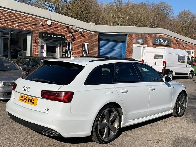Used Audi A6 Black Edition 190 HP (139 kW) 2015 White Estate