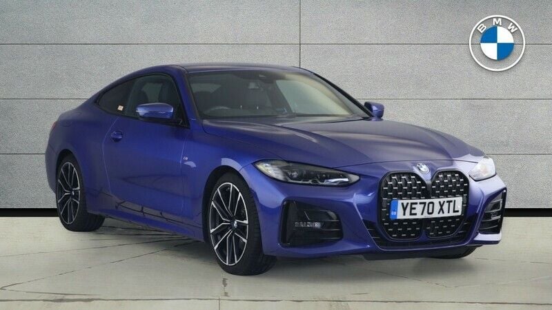 Blue Used 2020 BMW 420 M Sport Coupe | £28,295 (Expensive) - Image 1/4