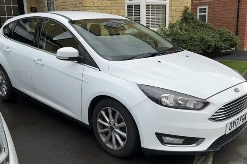 White Used 2017 Ford Focus Titanium Hatchback | £7,107 (Good price) - Image 1/1