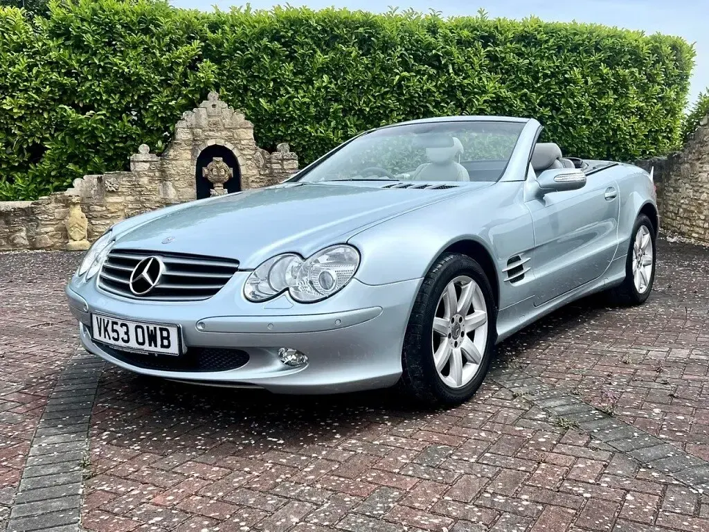 Used Mercedes SL350 2003 Silver Cabriolet
