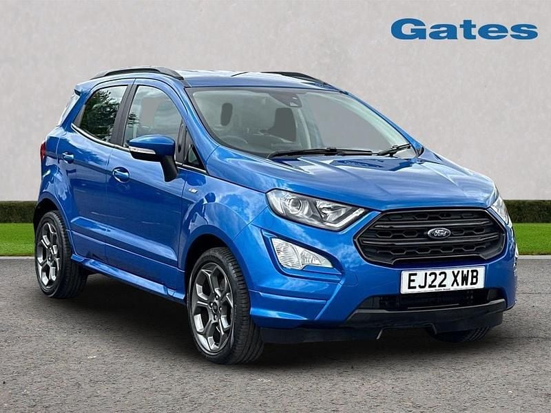 Blue Used 2022 Ford Ecosport ST-Line SUV | £13,399 (Fair price) - Image 1/4