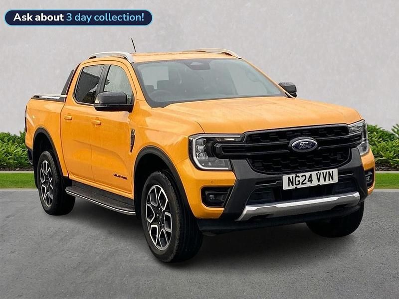 Orange Used 2024 Ford Ranger Wildtrack Pickup | £29,990 (Super price) - Image 1/4