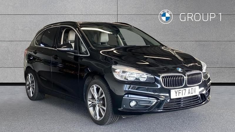 Used BMW 218 Active Tourer Luxury Line 148 HP (108 kW) 2017 Black MPV