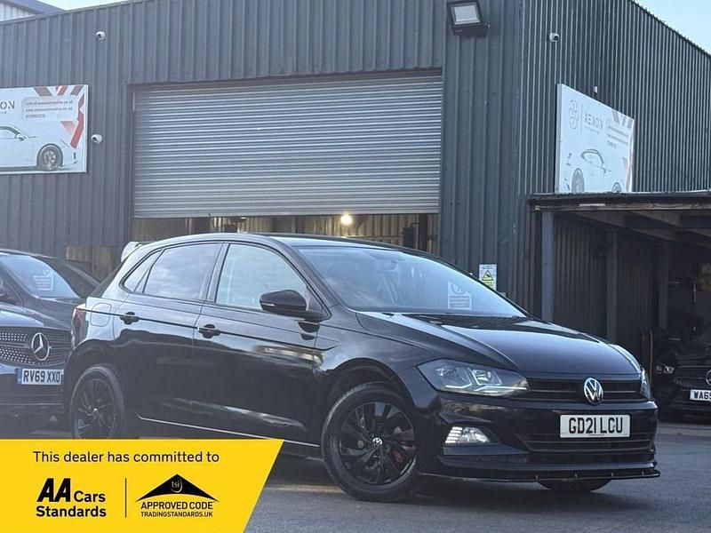 Used VW Polo Match 95 HP (69 kW) 2021 Black Hatchback