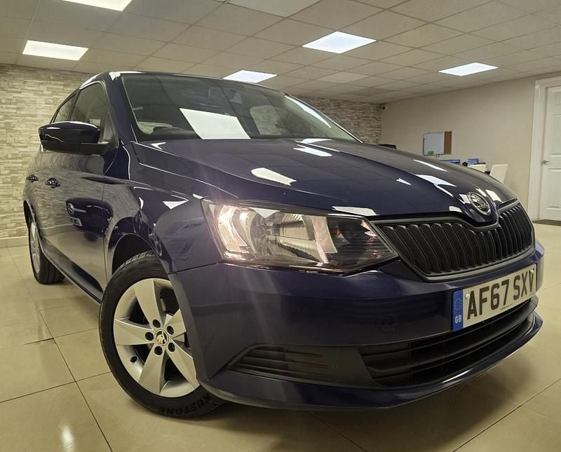 Used Skoda Fabia SE 95 HP (69 kW) 2017 Blue Hatchback