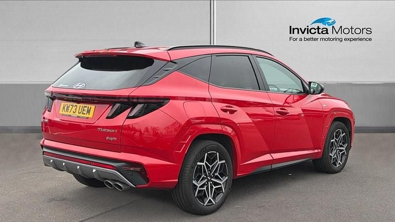 Used Hyundai Tucson N Line 265 HP (194 kW) 2024 Engine red SUV
